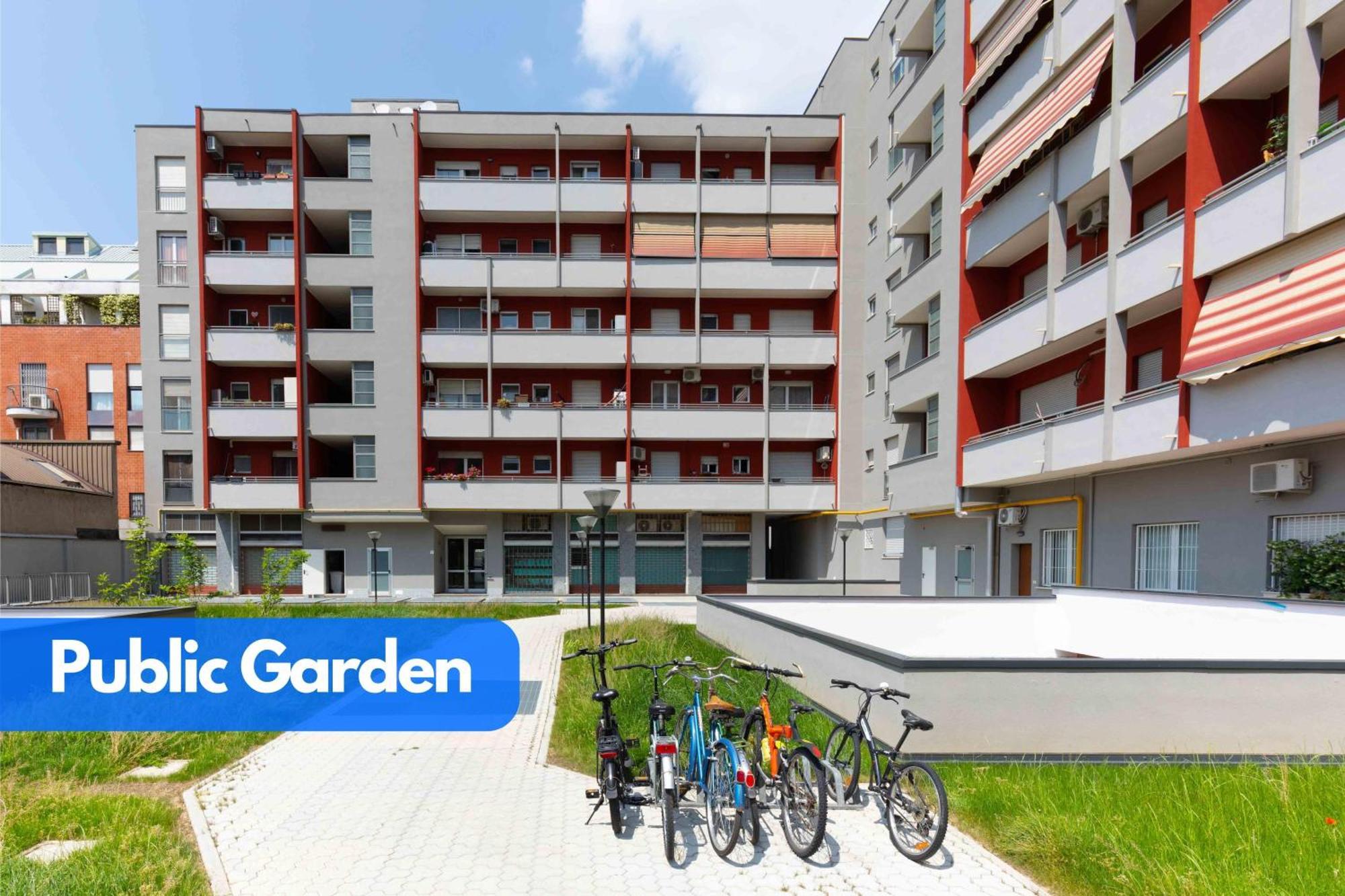 The Green House - Private Parking And Balcony Lägenhet Milano Exteriör bild